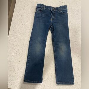 Wrangler Kids' Blue Denim Jeans Size 6 Adjustable Waistband Western Cowboy